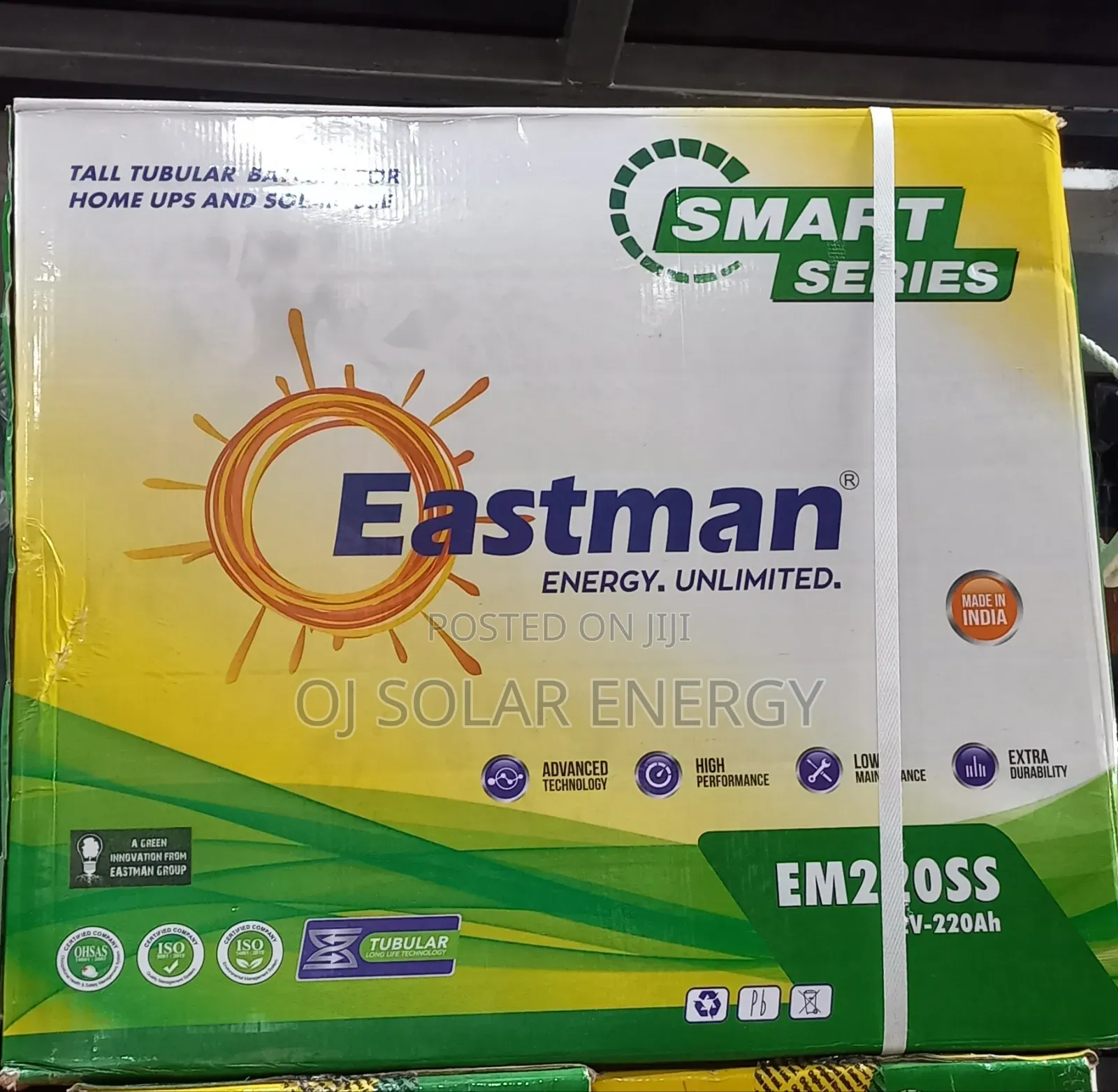 Eastman 220ah Solar Battery