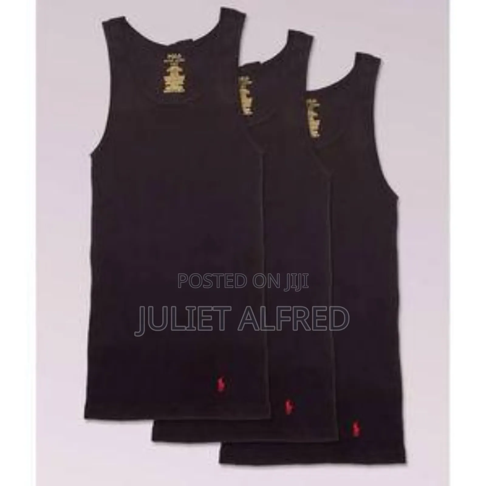 3 in 1 Premium Black Singlet for Men