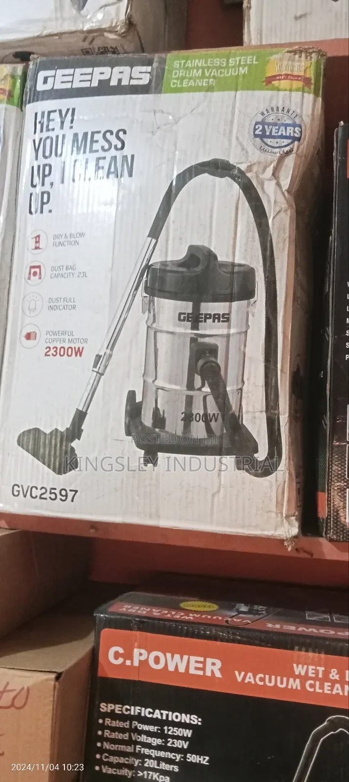 Stainless Steel Drum Vacuum Cleaner