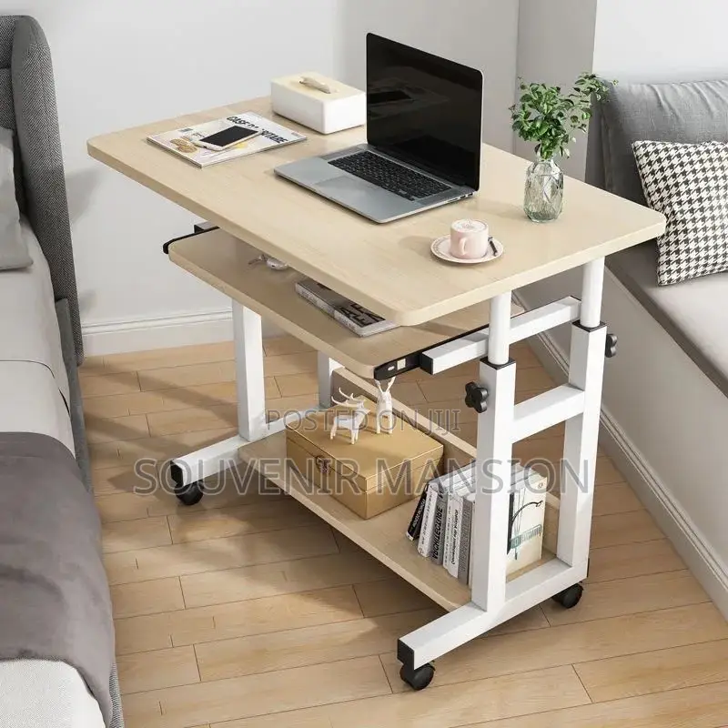 Movable Computer Laptop Table With Drawer