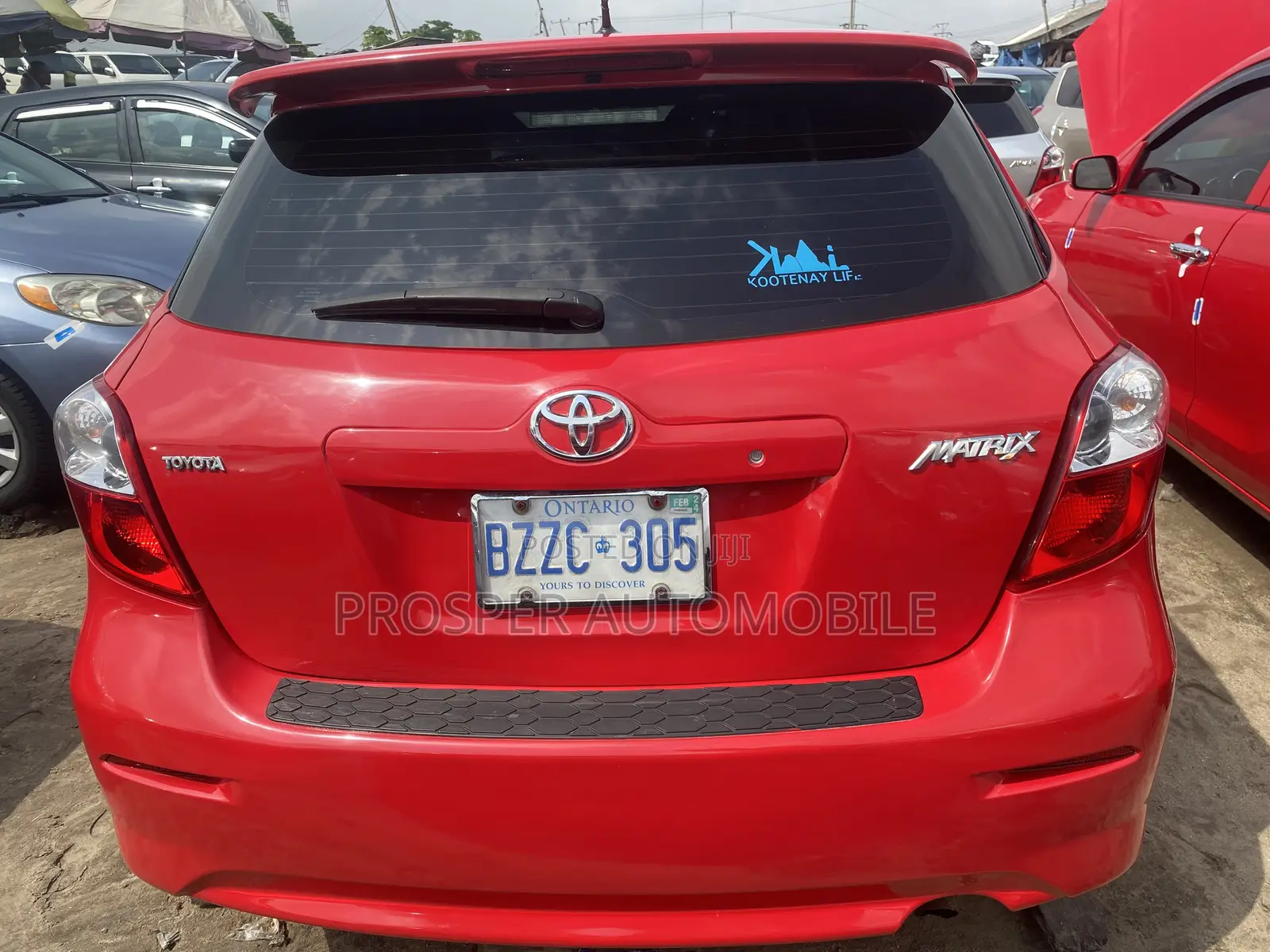Toyota Matrix 2012 Red