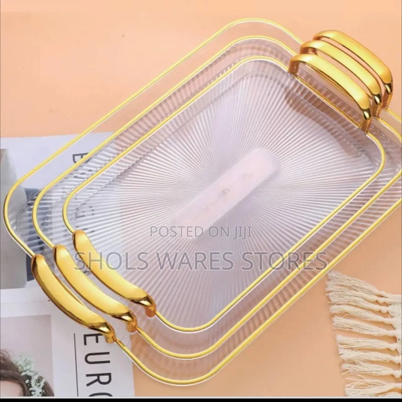 Stylish 3 Set Trays