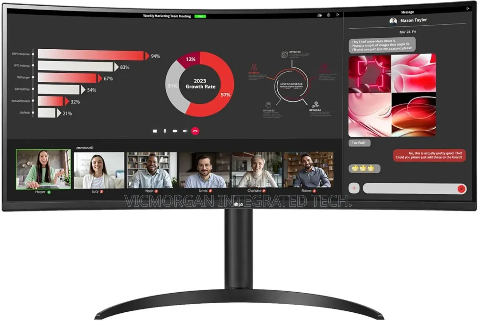 LG 34wr50qc-B 34-Inch Curved Ultrawidetm WQHD (3440 X 1440