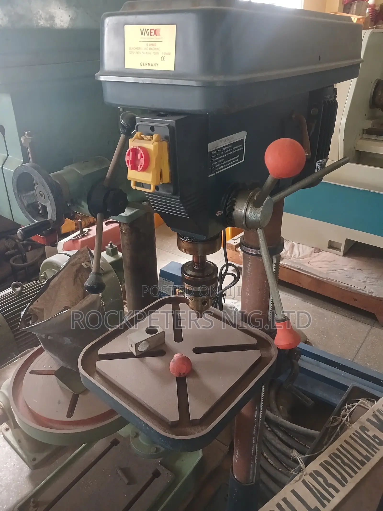 Vigex 25mm Bench Pillar Drill