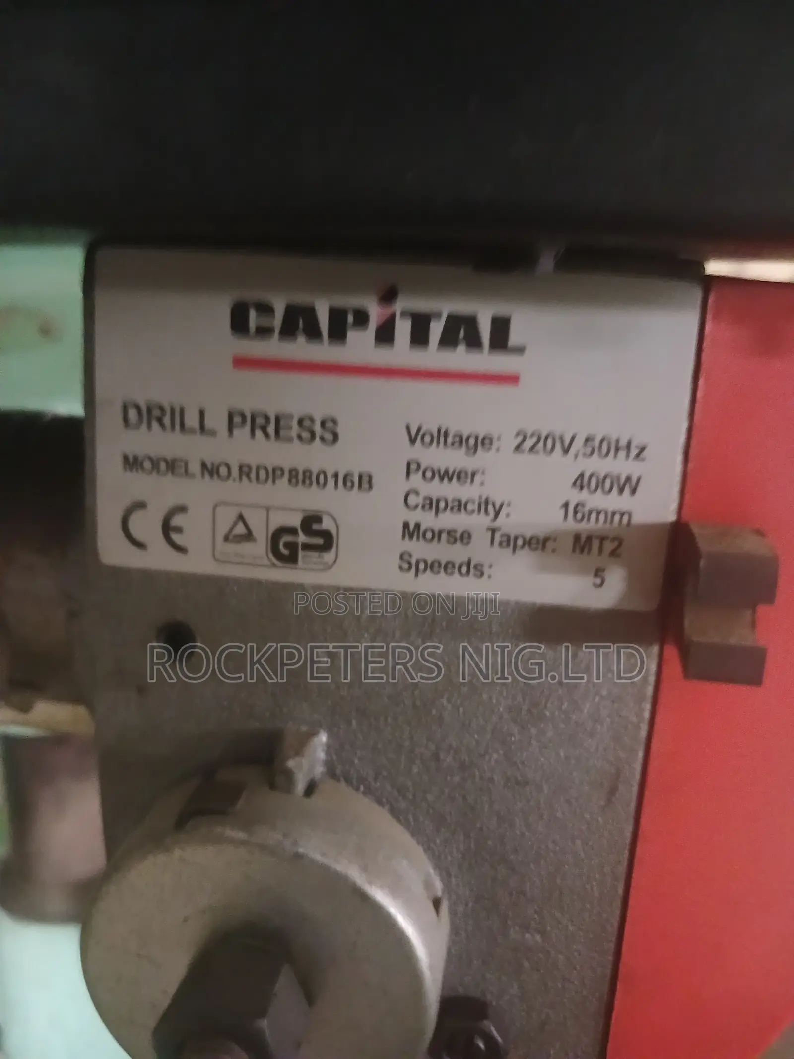 16mm Capital Bench Drill Press