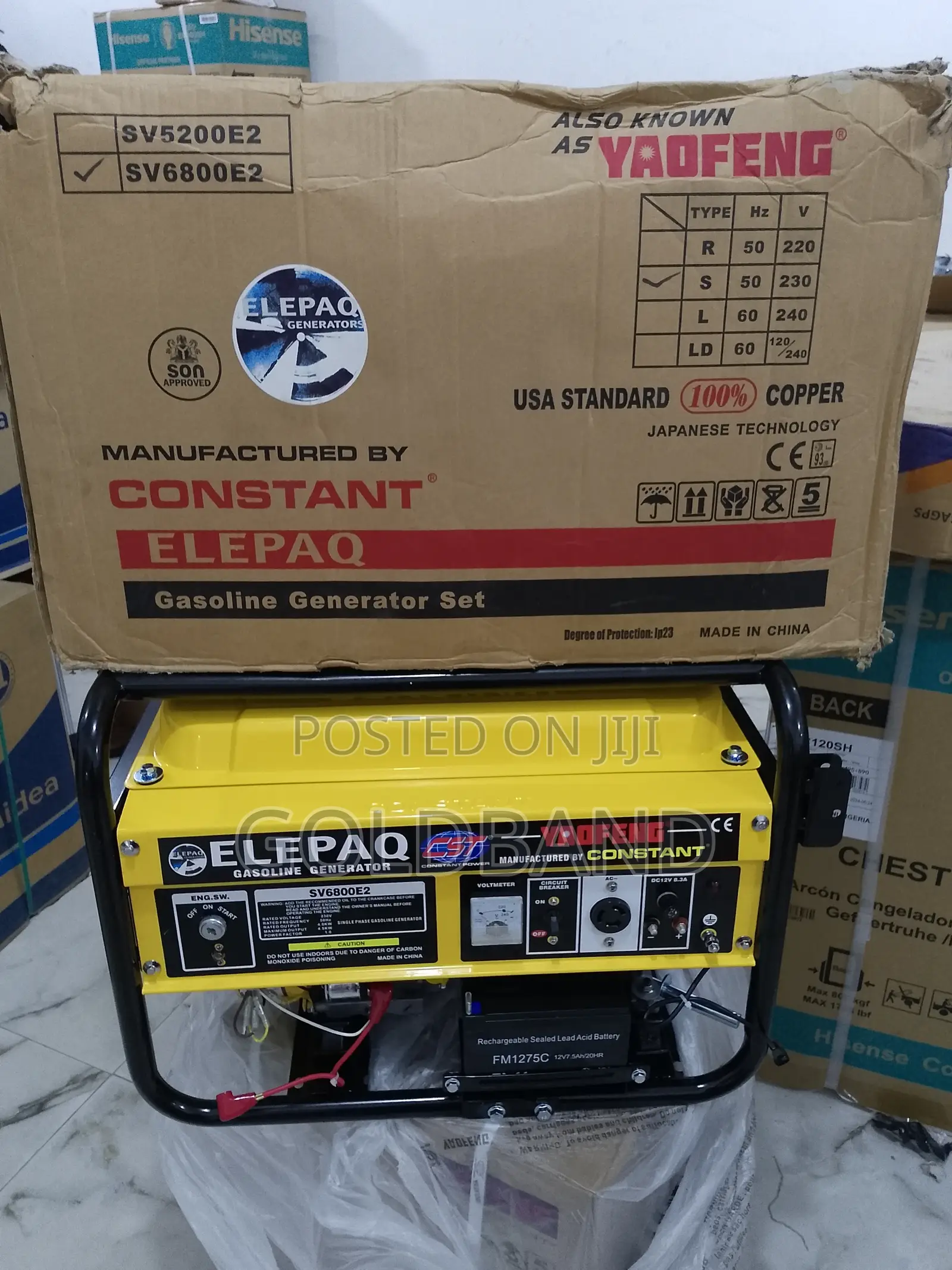 Elepaq Constant Stable House Generator (Sv6800)