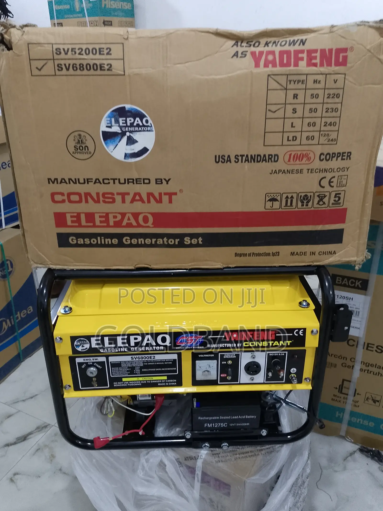 Elepaq Constant House Generator (Sv6800)