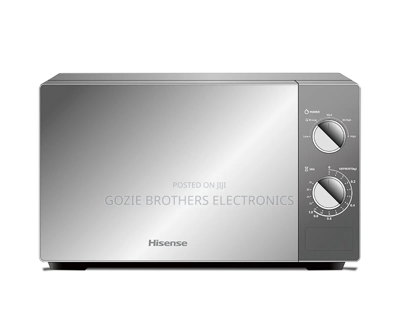 Hisense Microwave Oven Silver Color With Knob Control(20lite