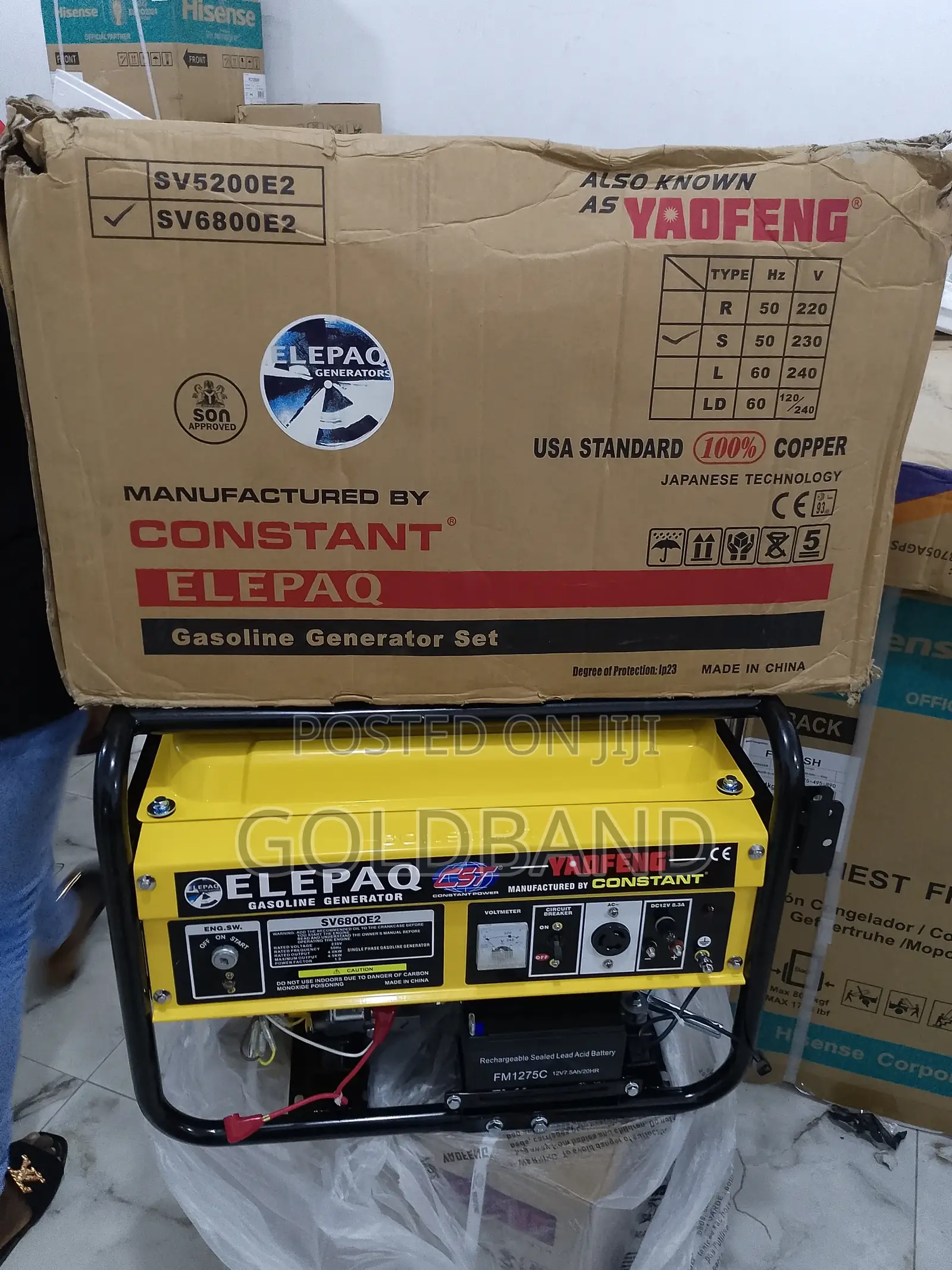 Elepaq Constant Energy-Conscious House Generator (Sv6800)