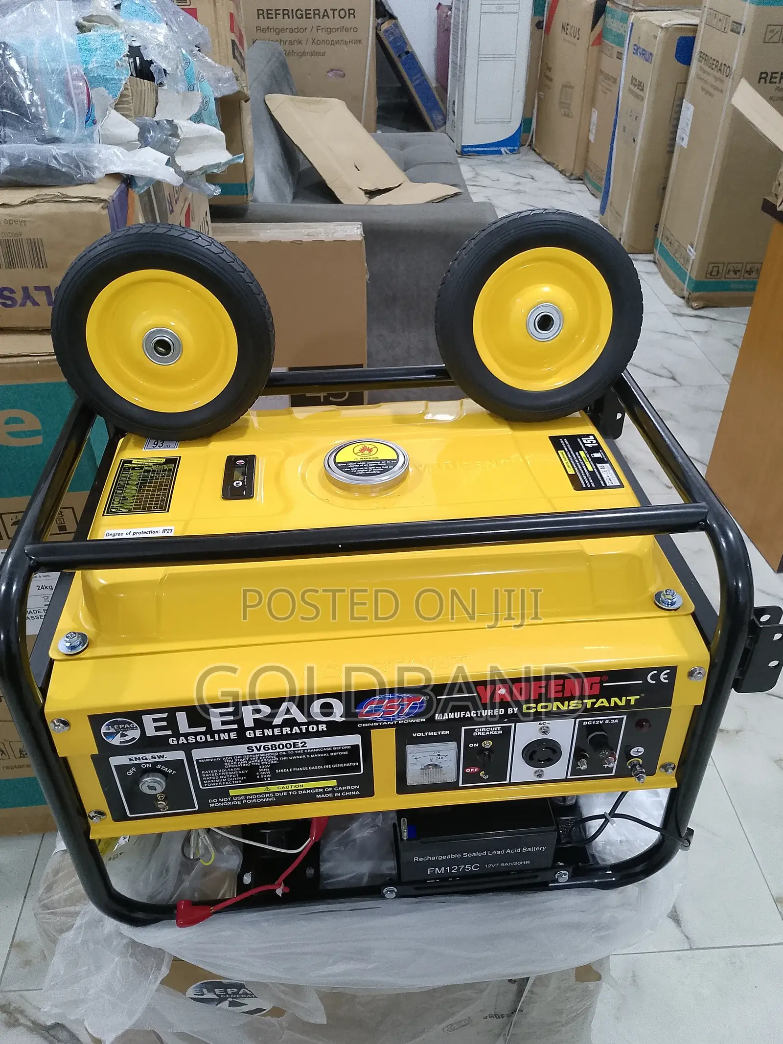 Elepaq Constant Gasoline House Generator (Sv6800)