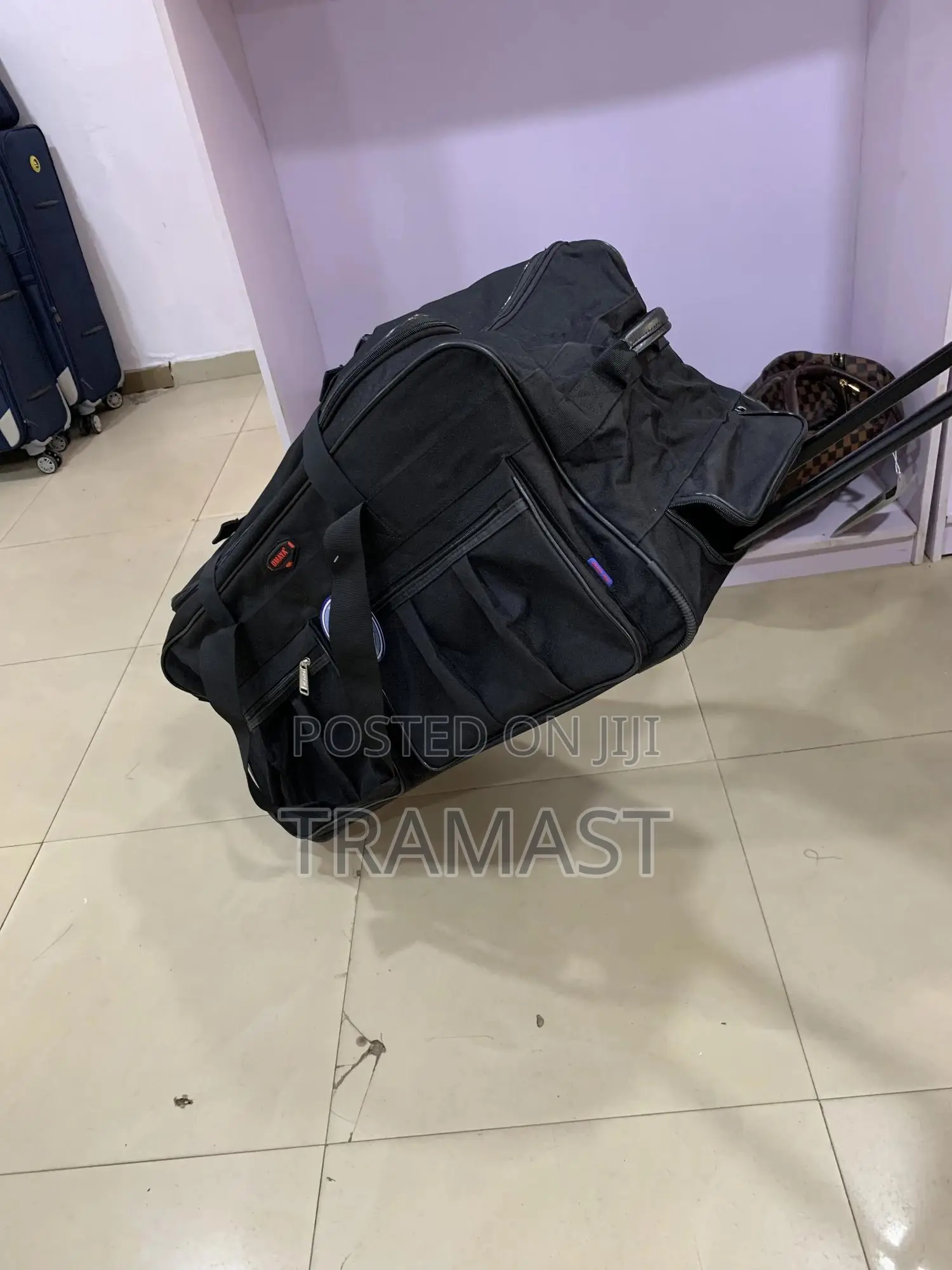 Quality Black Duffle Bag With Trolley In Ikeja, Lagos