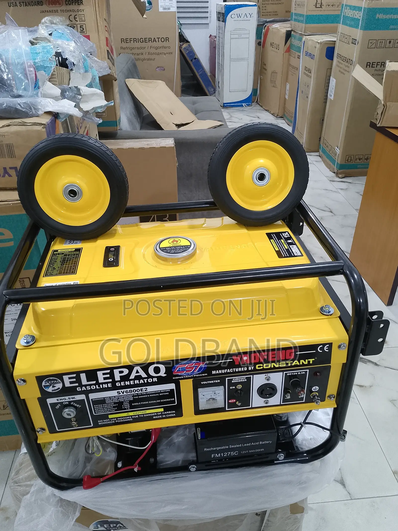 Elepaq Constant Standard Gasoline Generator (Sv6800)