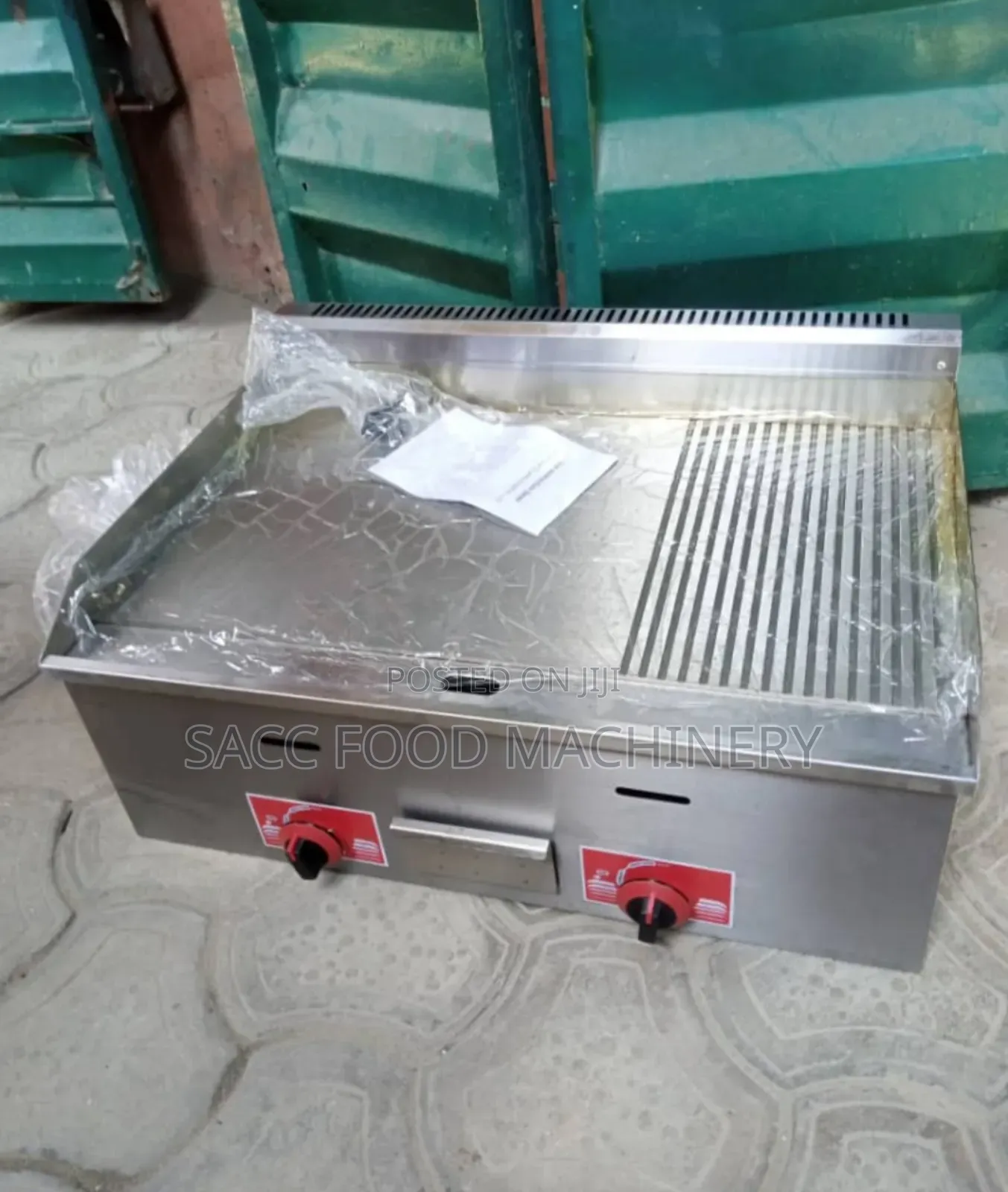 Gas Griddle Rough and Smooth