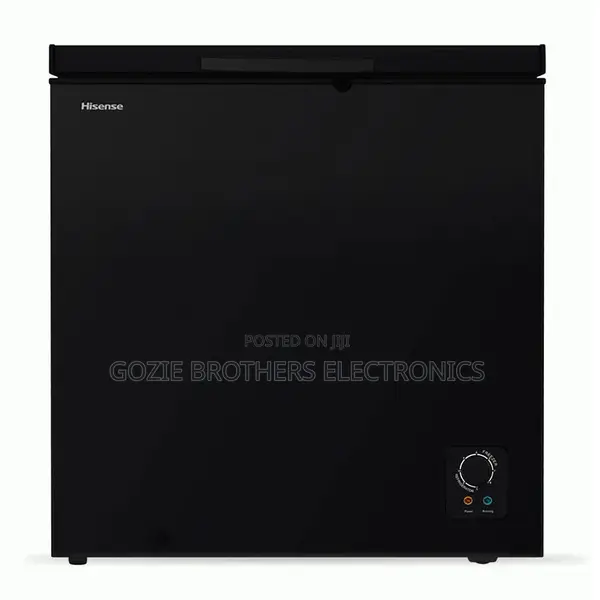 Hisense Chest Freezer With Sliding Glass 189liters ( Black)