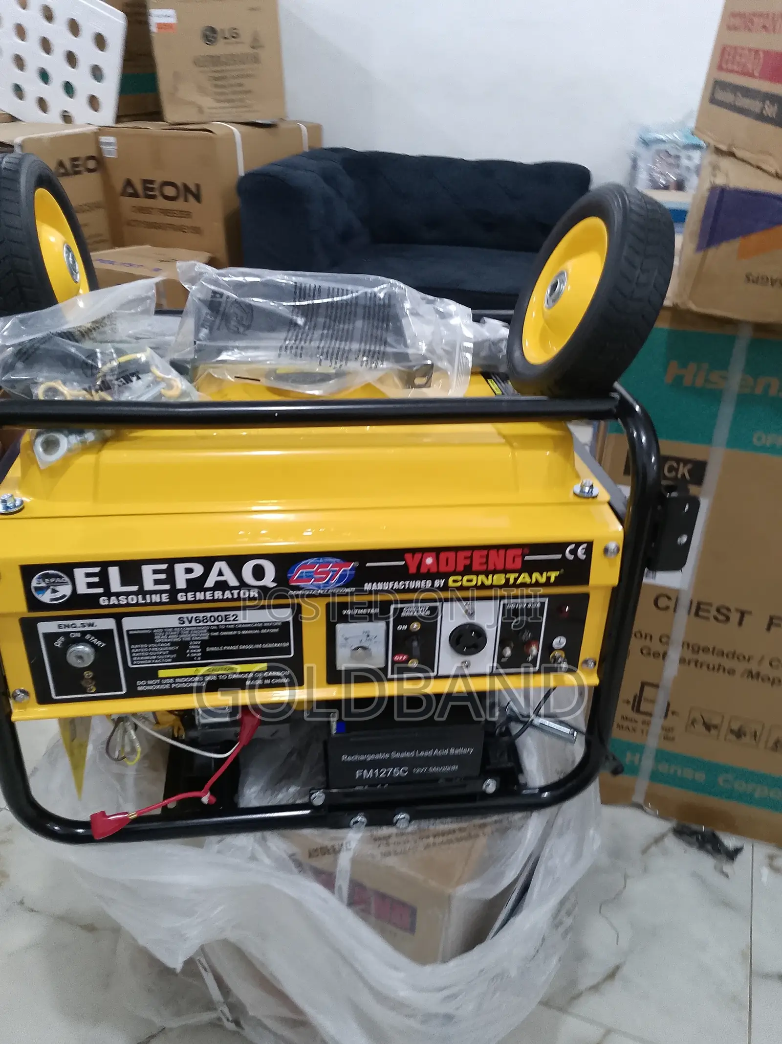 Elepaq Constant Low Noise Gasoline Generator (Sv6800)