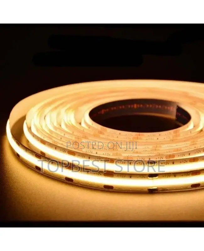 8mm 12v/24v 480leds Cob LED Strip 5meters/Reel