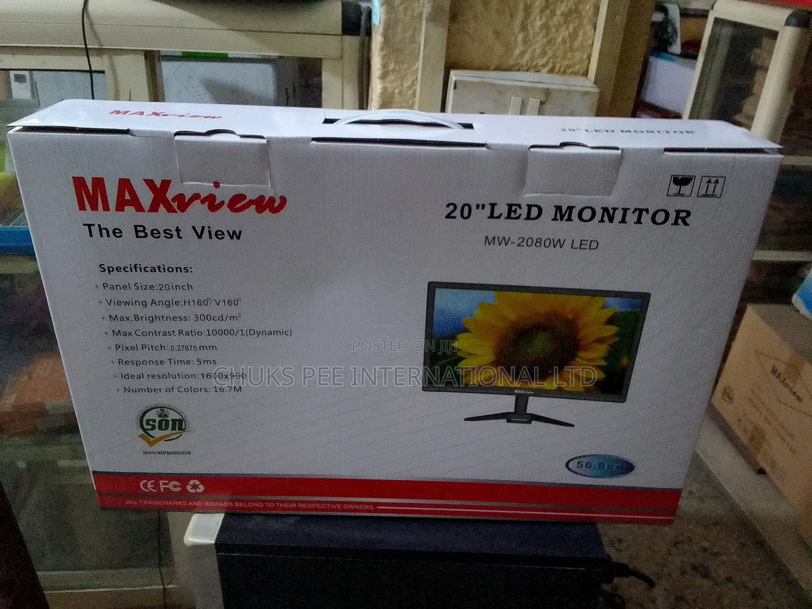 Maxview 20 Inches Vga/Hdmi Monitor