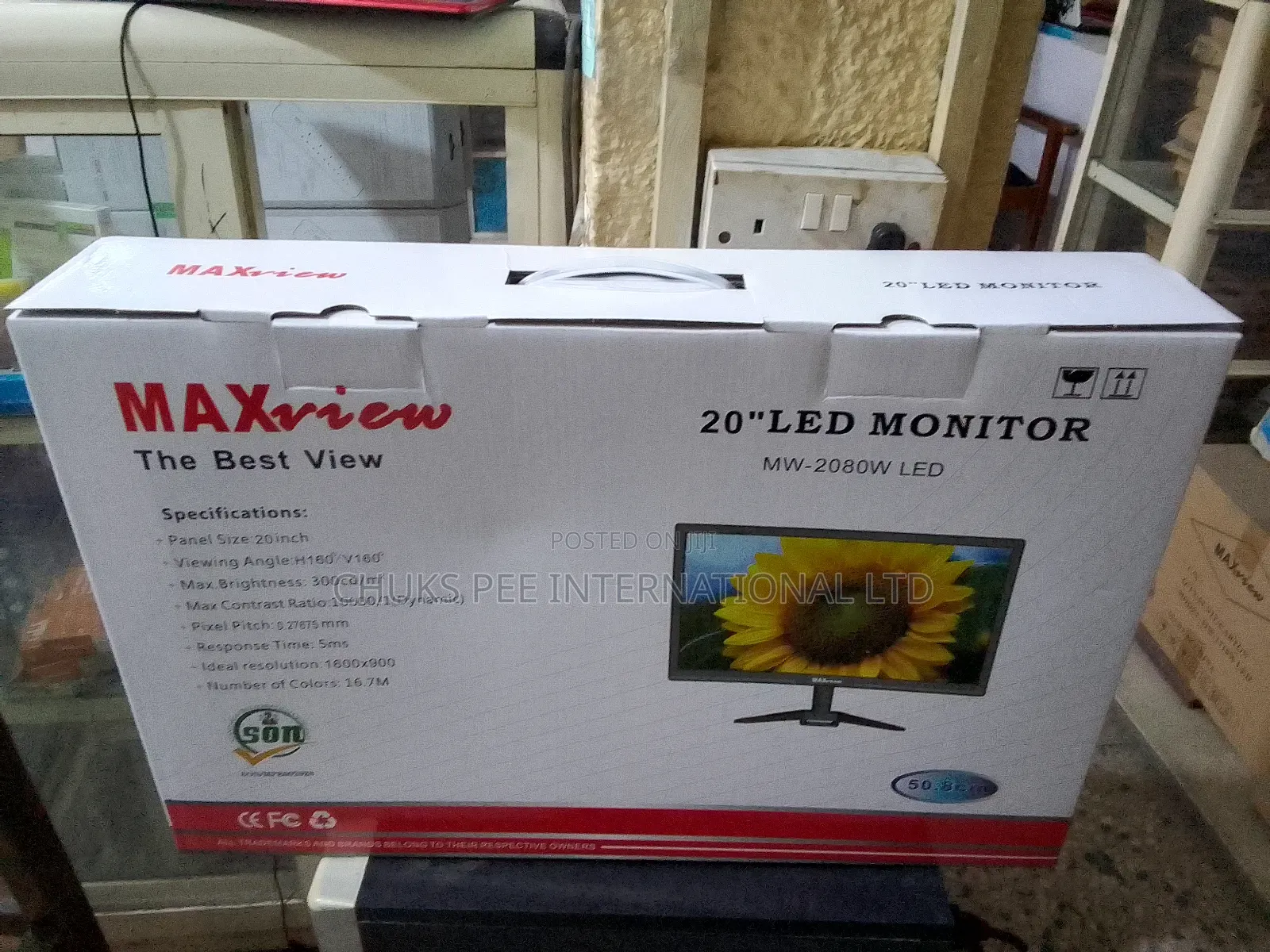 Maxview 20 Inches Vga/Hdmi Monitor