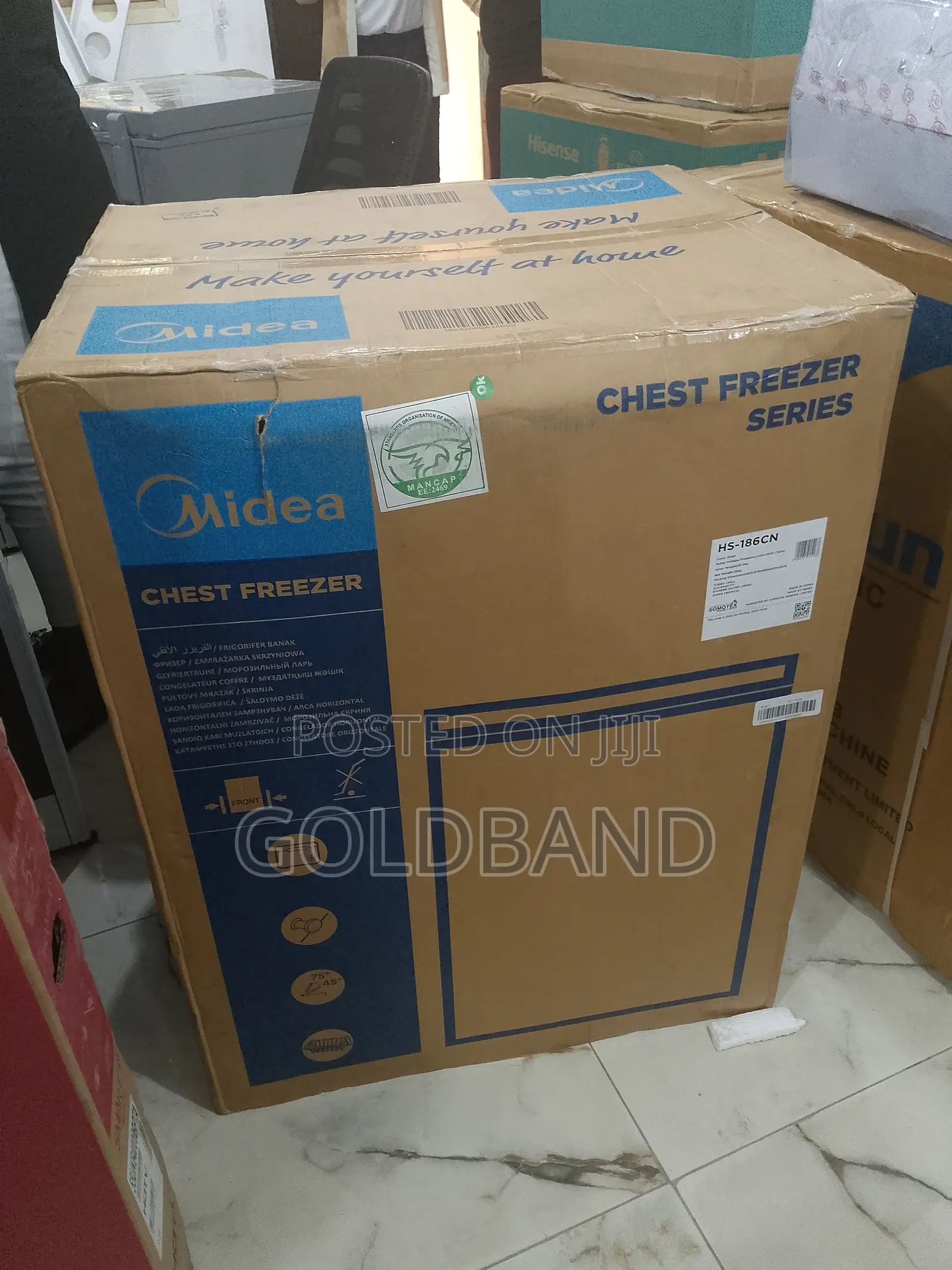 Midea 150L Super Cooling Chest Freezer (Hs-186cn)
