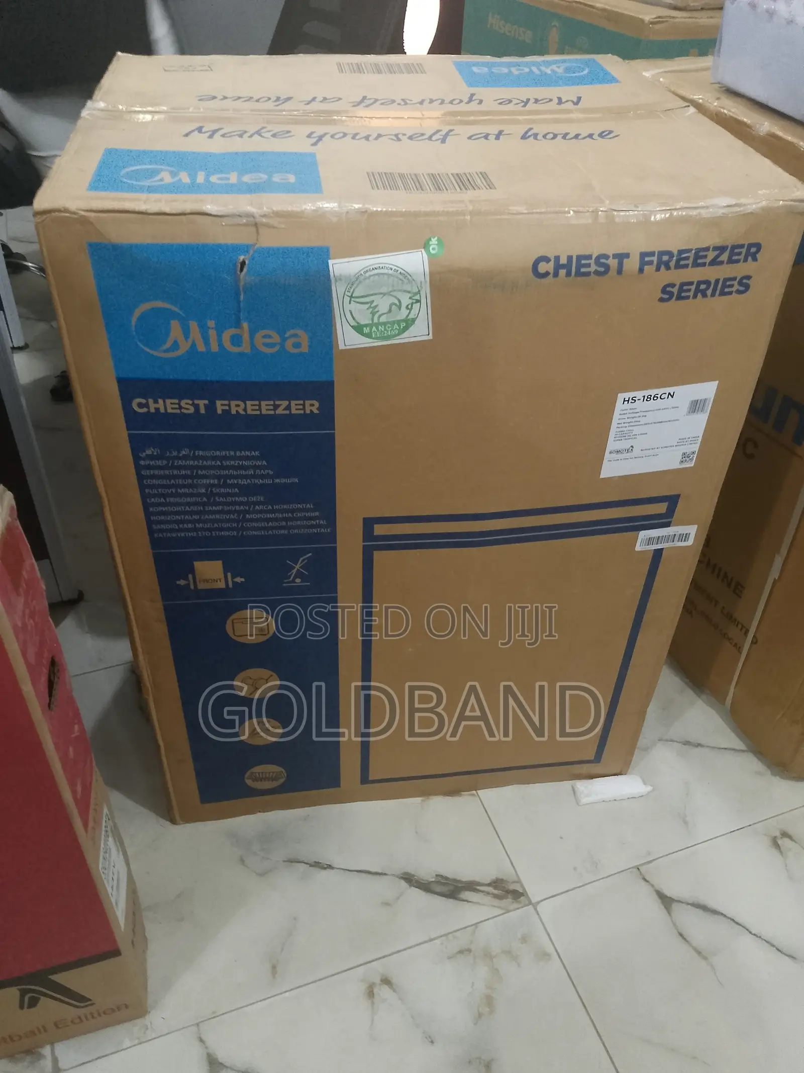Midea 150L Super Effective Chest Freezer (Hs-186cn)