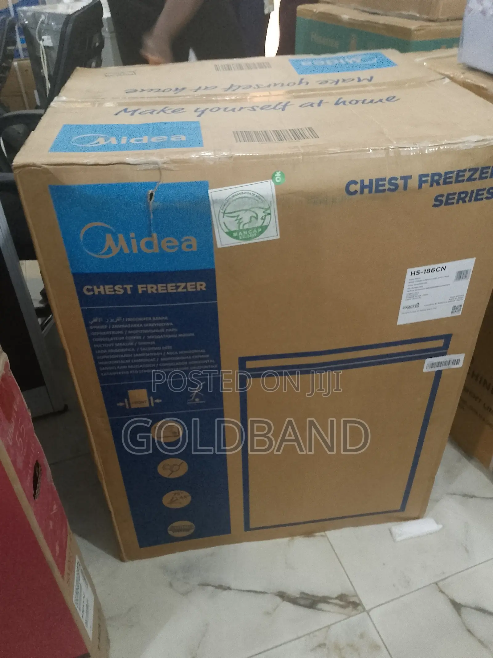 Midea 150L Super Quiet Chest Freezer (Hs-186cn)