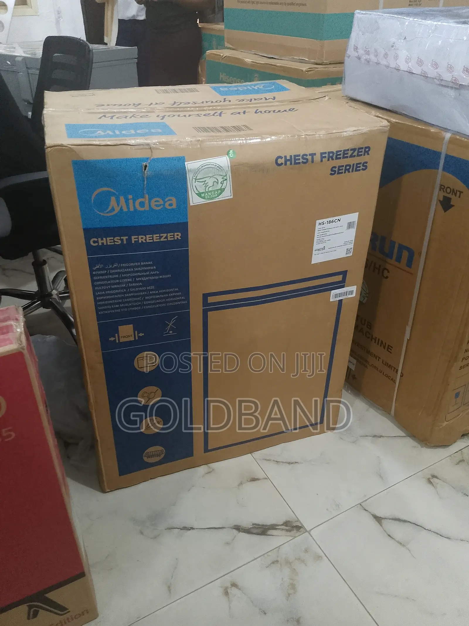 Midea 150L Rapid Freezing Chest Freezer (Hs-186cn)
