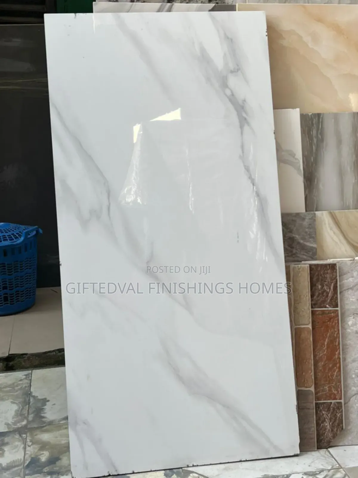Carrera White 60x120 Glossy Floor Tiles