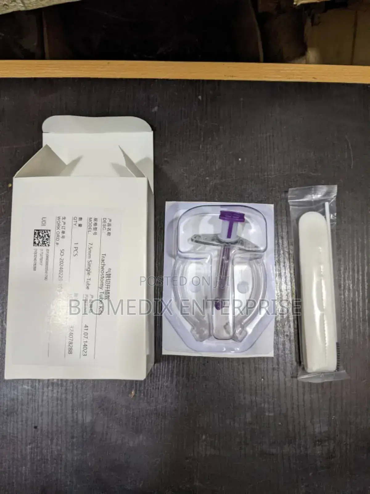 Tracheostomy Tube Kit Uncurve Single