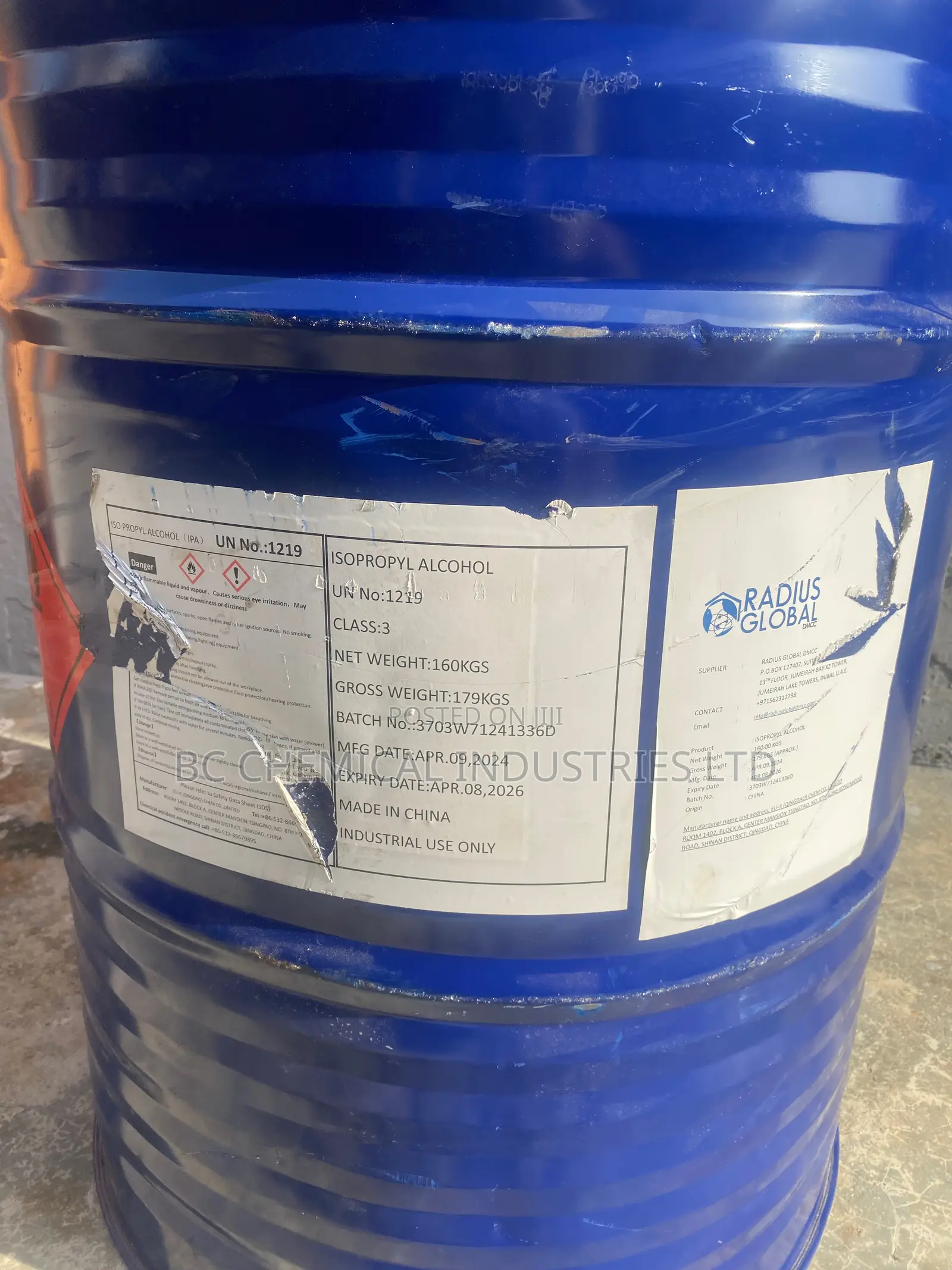 Isopropyl Alcohol 99.9%