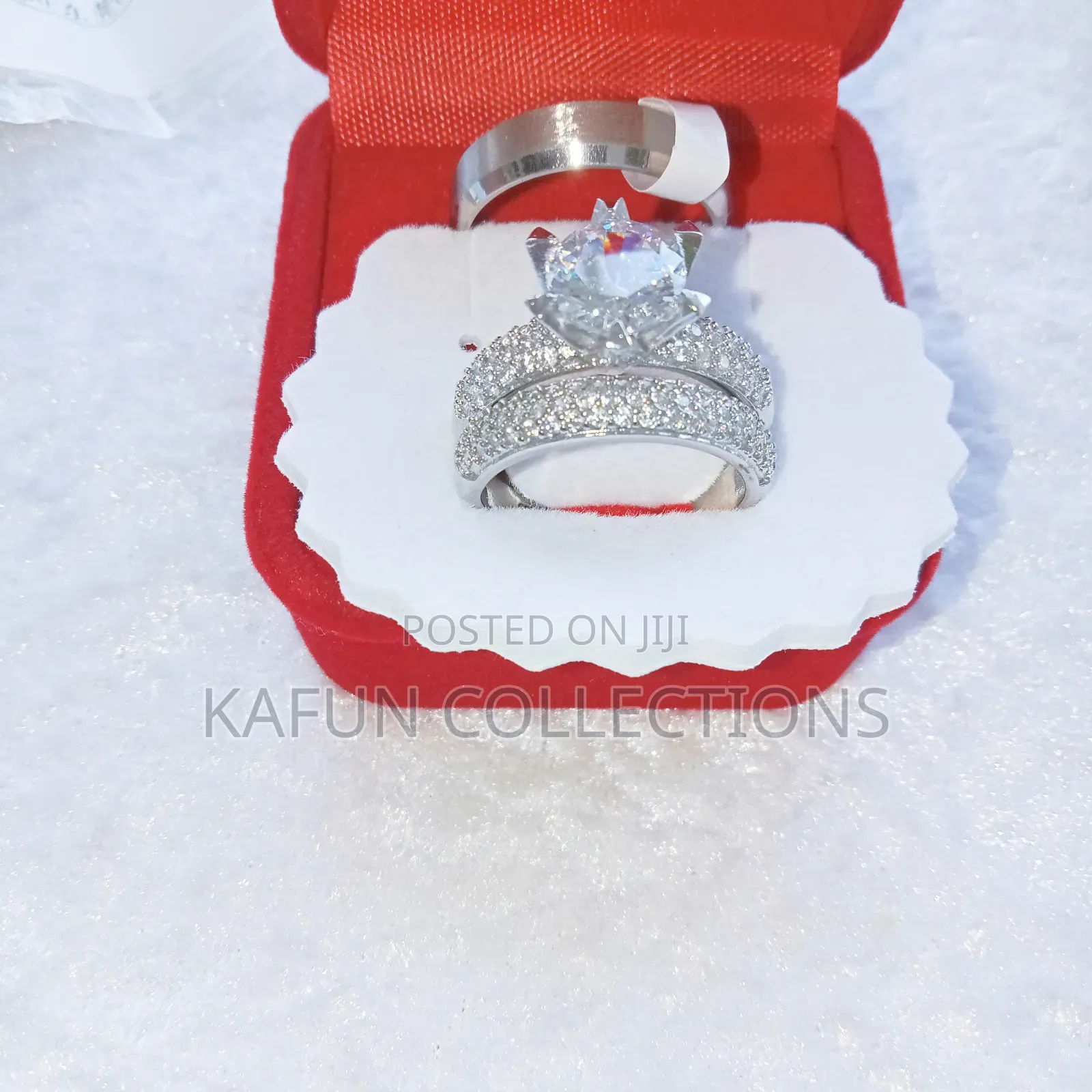 Long Lasting Sterling Silver and Steel Couple's Ring Set