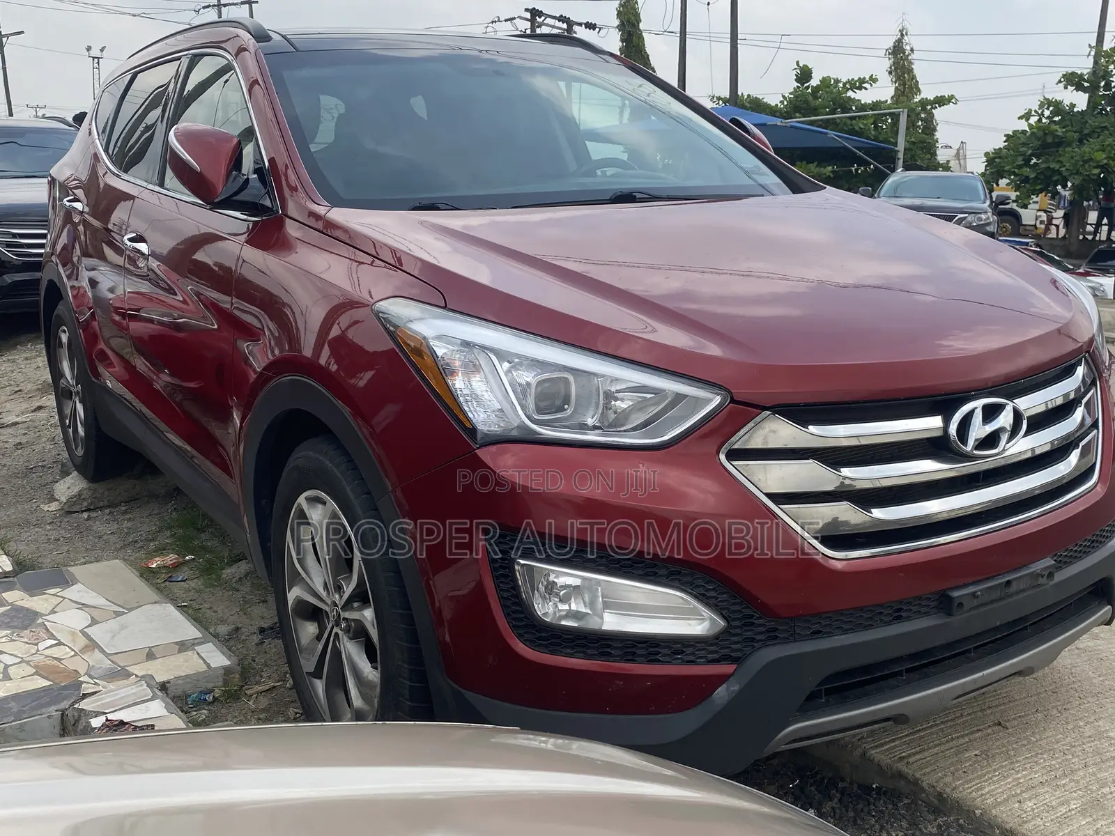 Hyundai Santa Fe 2014 Red
