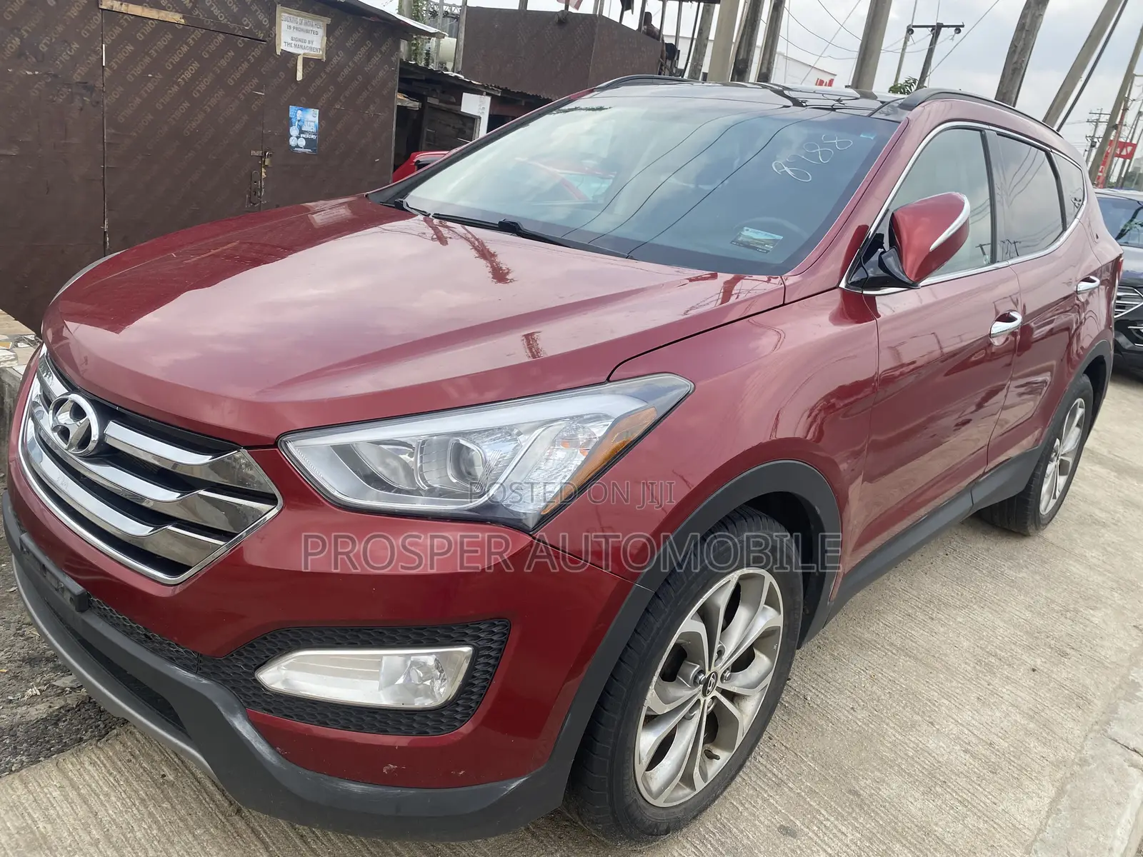 Hyundai Santa Fe 2014 Red