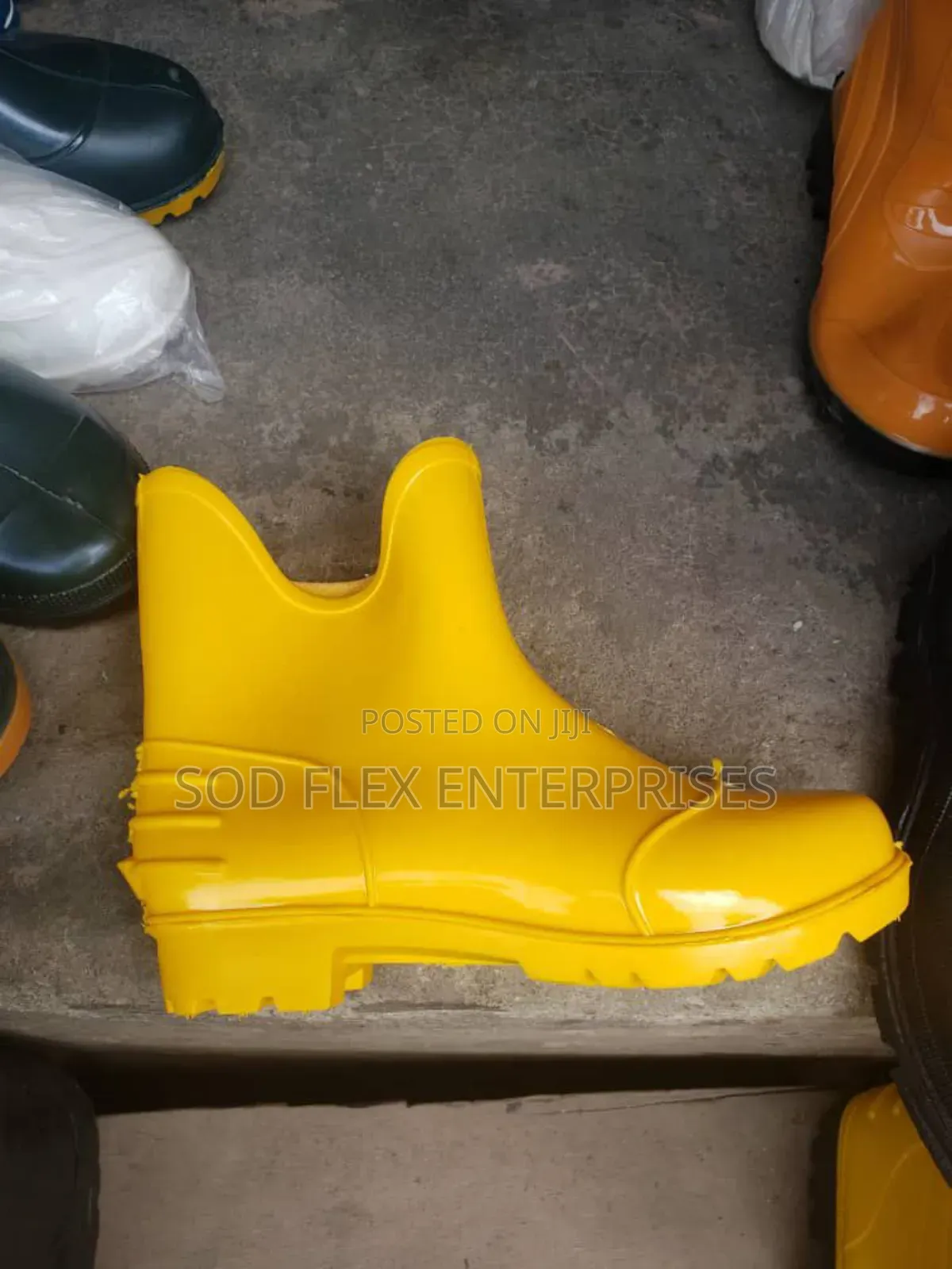 Yellow Short Rain Boots☔👢