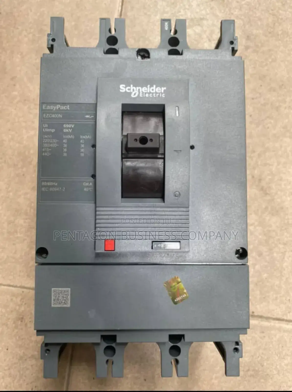 400ahms 3pole Schneider Easypact Breaker