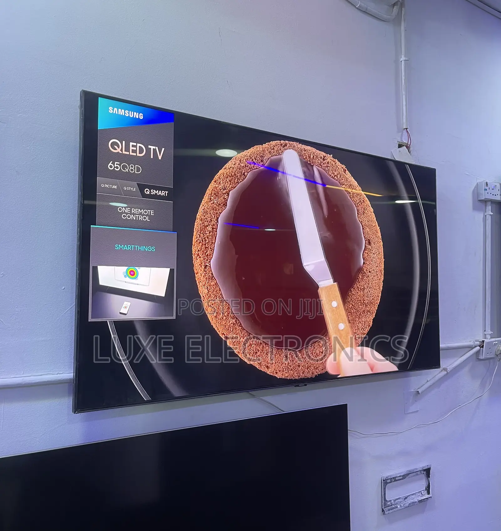 65 Inches Samsung QLED QHDR Frameless Smart Tv London Used