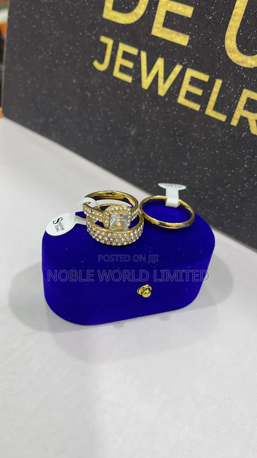 Double Stones Wedding Rings OG 1