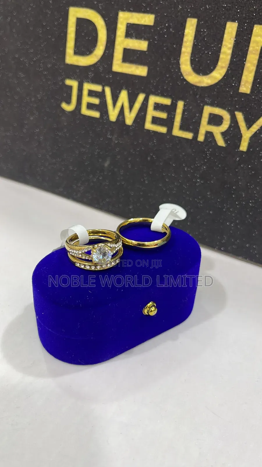 Double Stones Wedding Rings OG 1