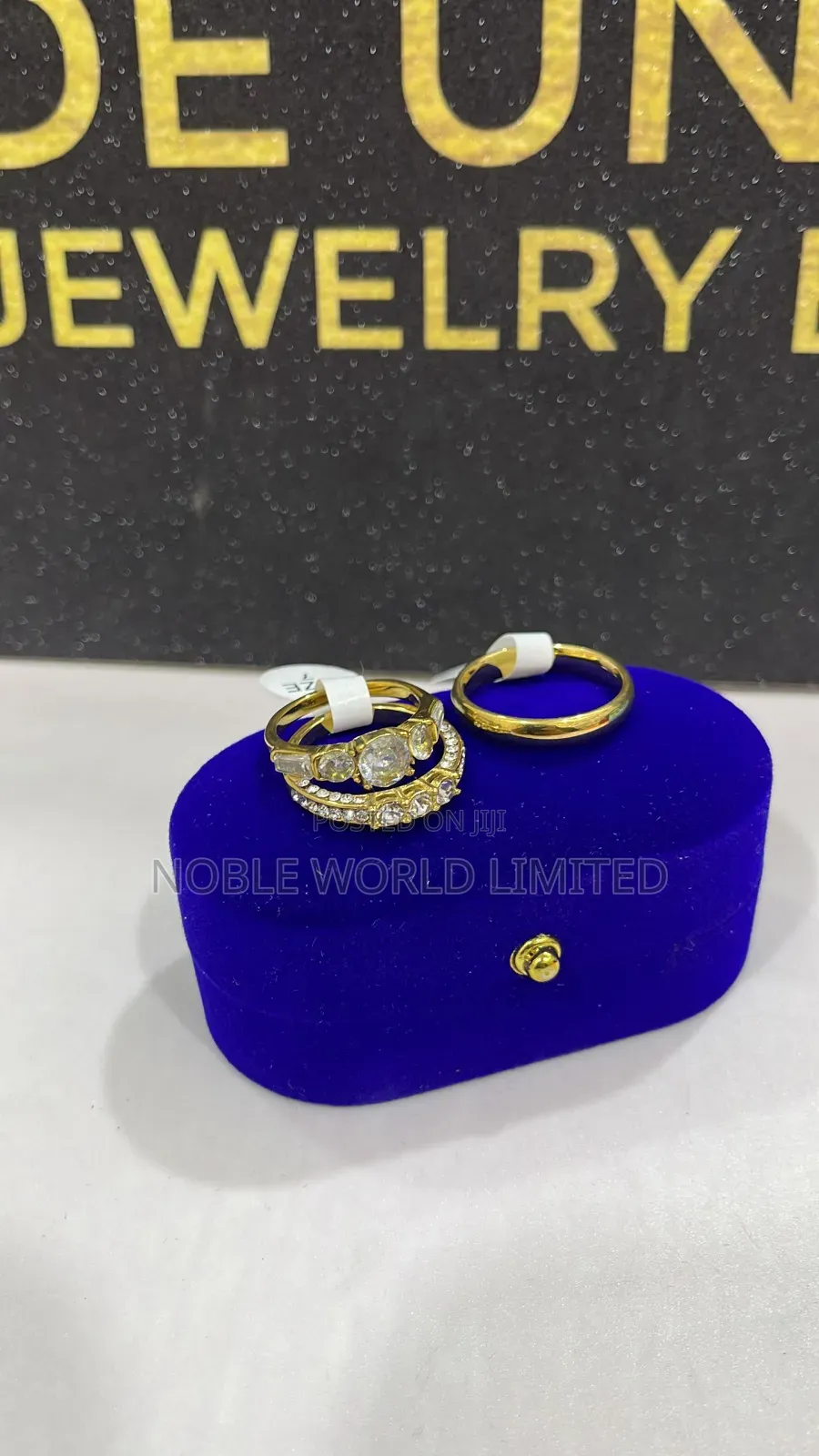 Double Stones Wedding Rings OG 1
