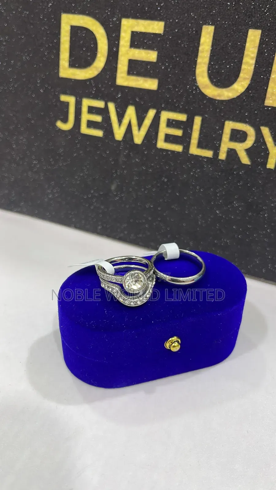 Double Stones Wedding Rings OG 1