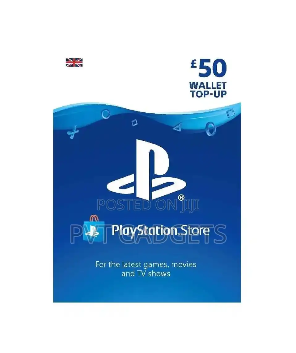 £50 GBP Playstation Wallet Top Up UK