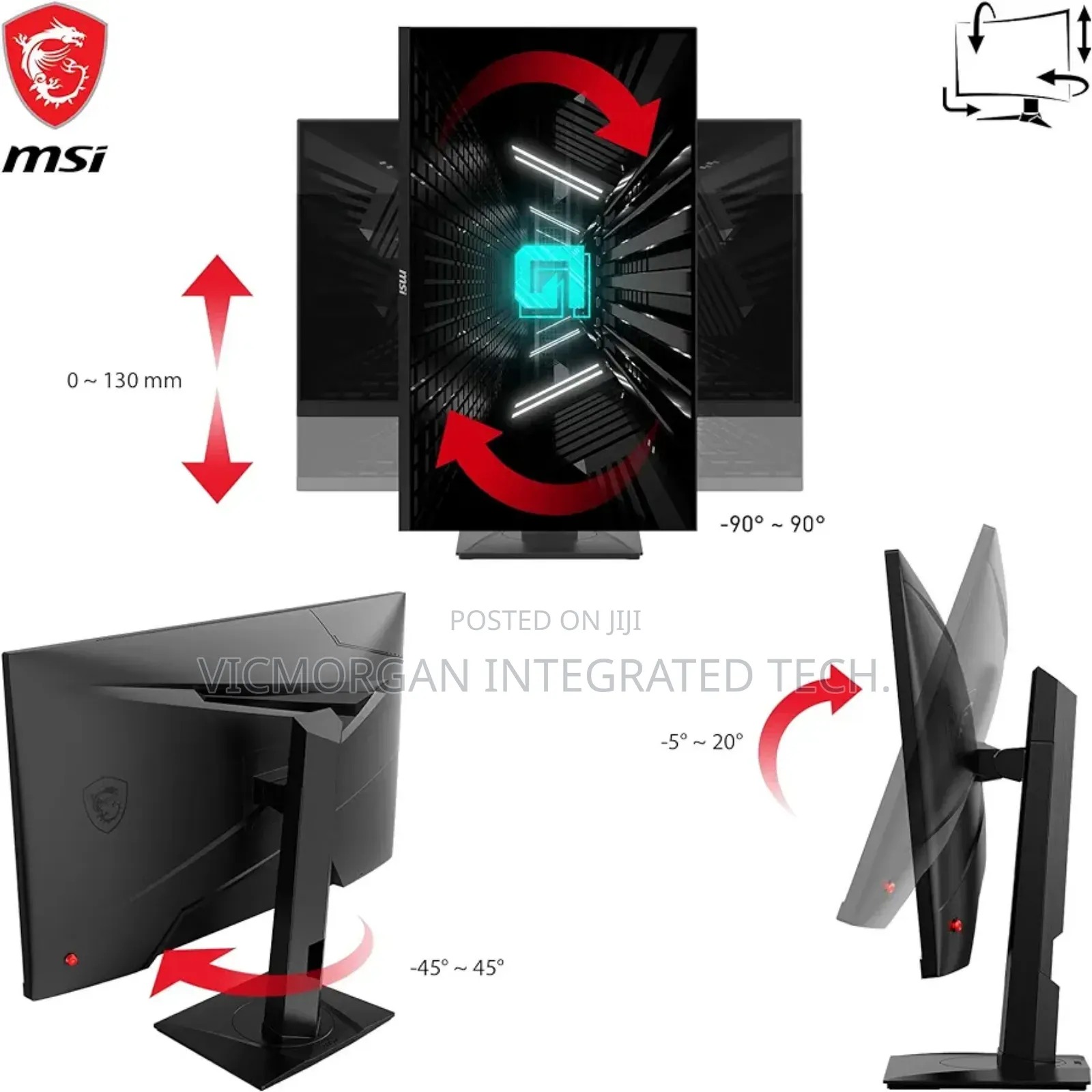 Msi G274qpf 27" Gaming Monitor, Ips, 170hz,