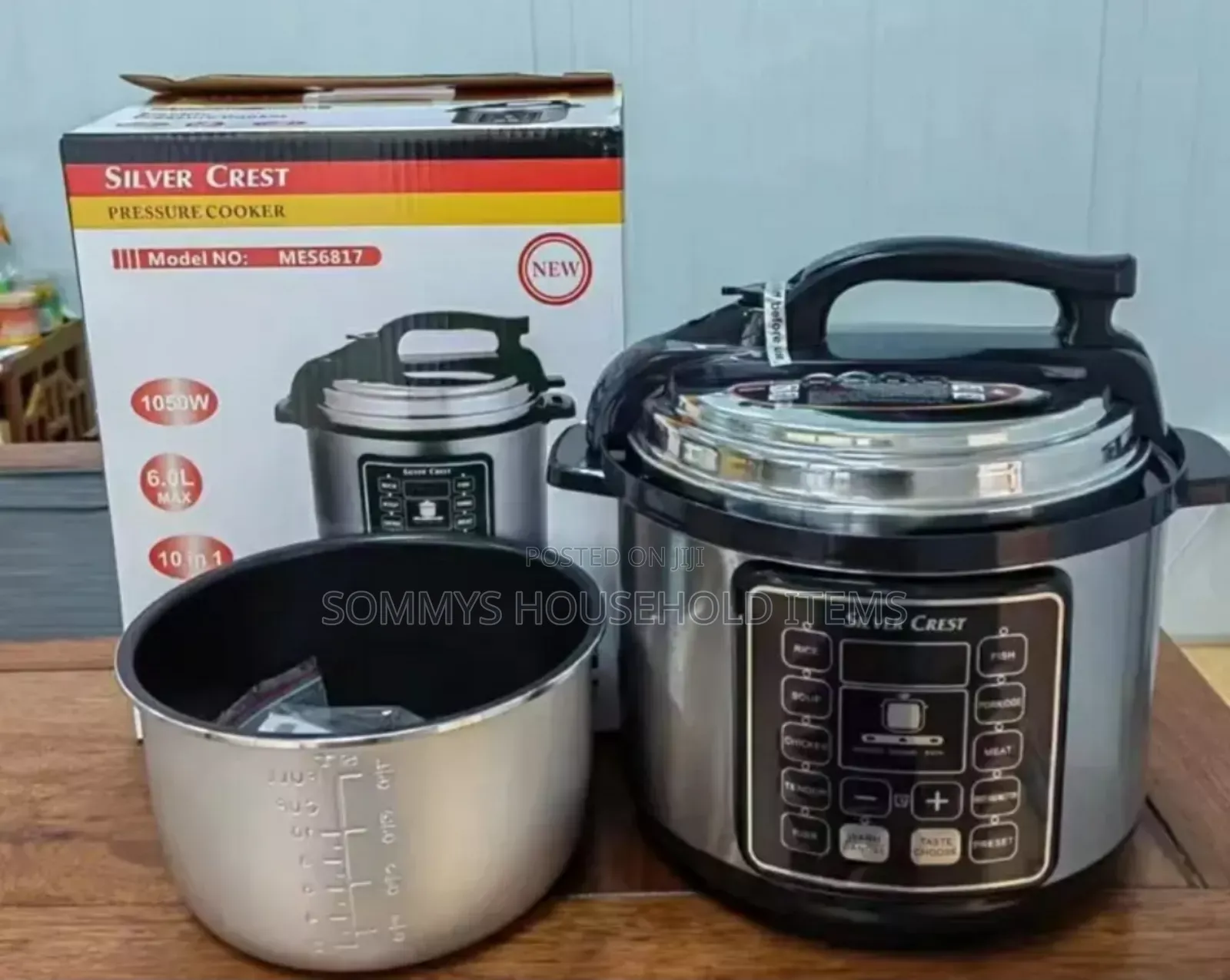 6l Electric Pressure Cooker or Rice Cooker (10in1 Function)