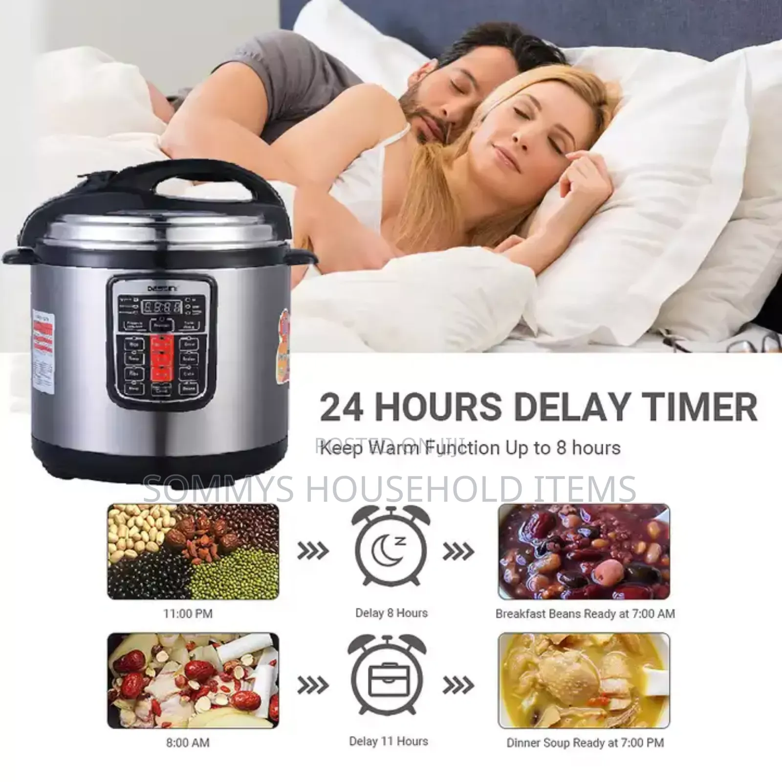 6l Electric Pressure Cooker or Rice Cooker (10in1 Function)