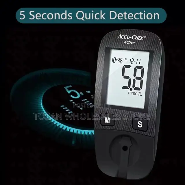 ACCU Chek Blood Glucose Meter With 10 Strips