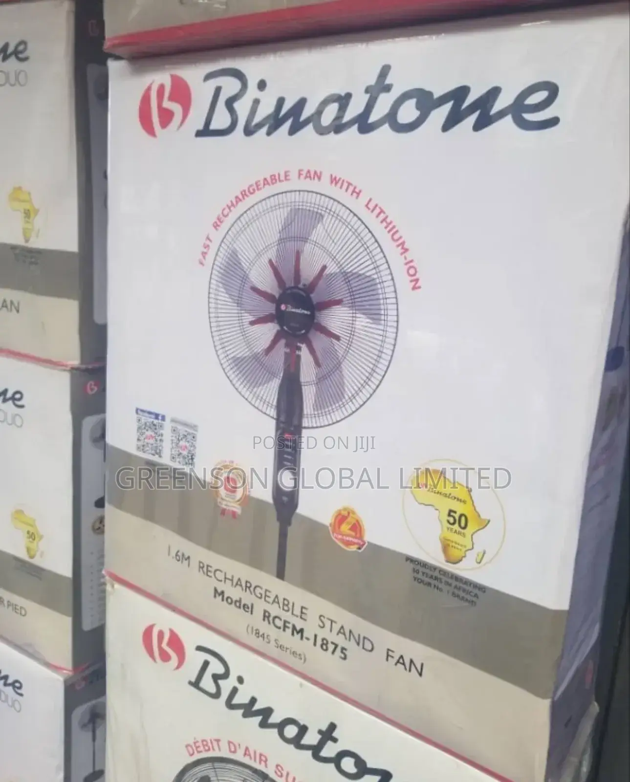 Binatone Rechargeable Fan