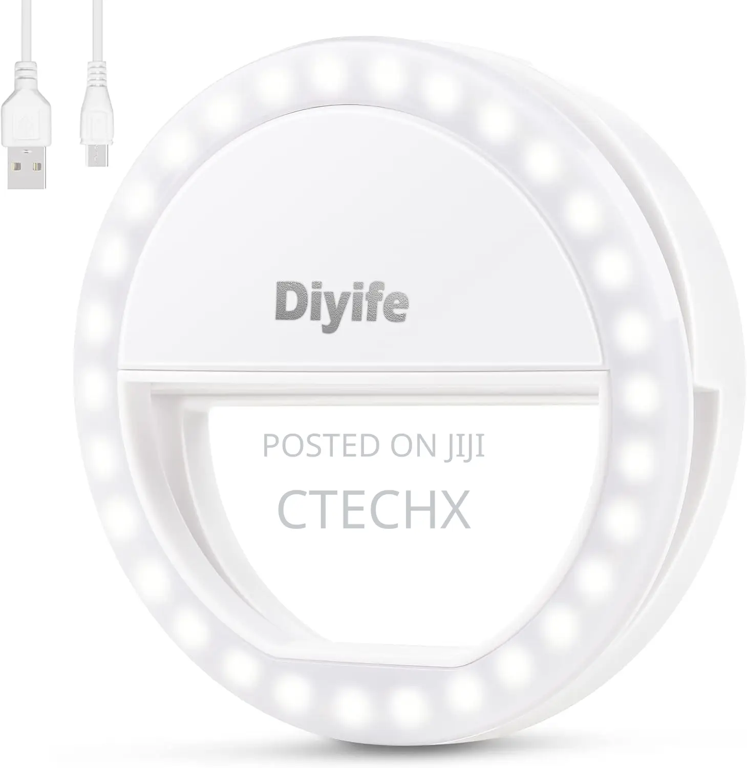 Diyife Selfie Light, Clip on Ring Light