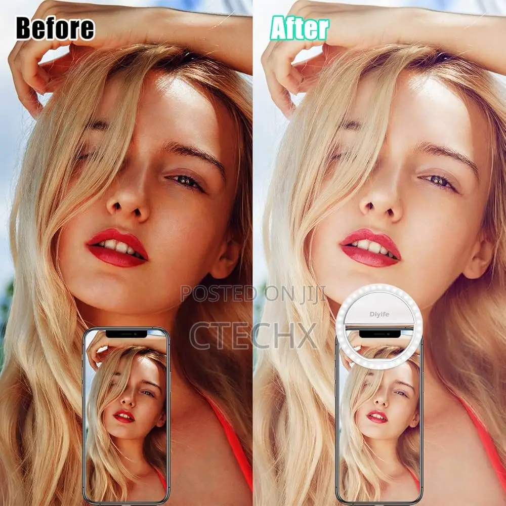 Diyife Selfie Light, Clip on Ring Light
