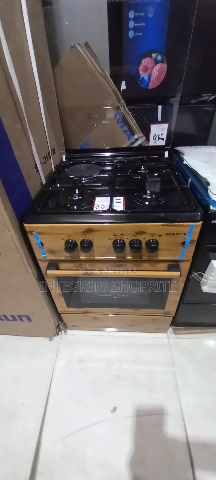 Maxi Gas Cooker 60*60 (3+1) Igl Wood