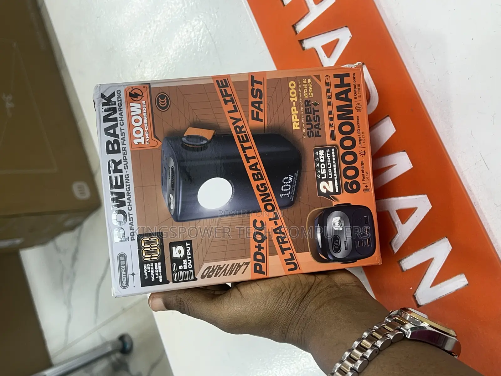Laptop Powerbank 60000mah 100w Output