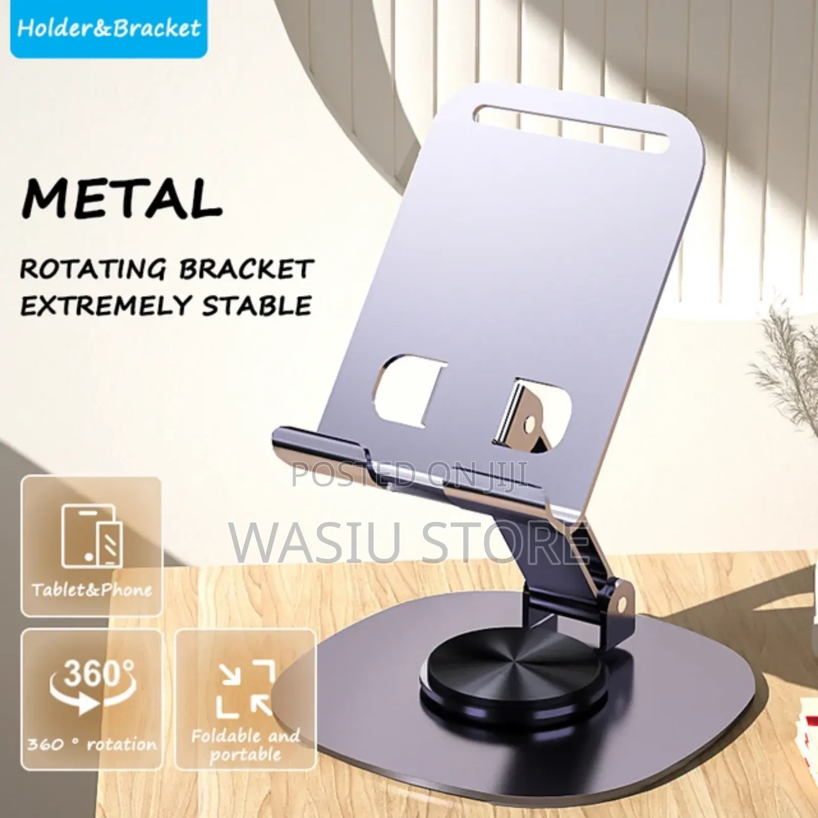 Luxury 360° Rotatable Desktop Tablet Mobile Phones Holder